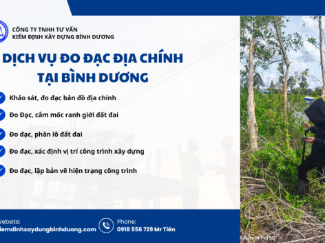Dịch vụ đo đạc địa chính tại Bình Dương