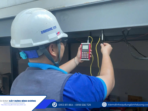 Kiểm định kết cấu nhà xưởng trước khi lắp hệ thống pin năng lượng mặt trời -TP HCM