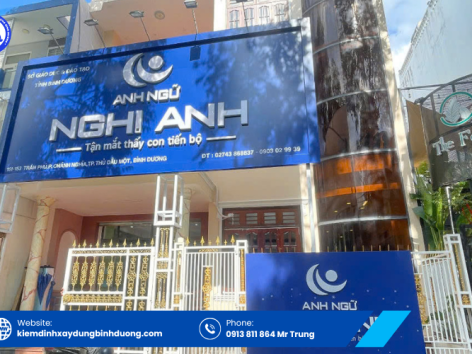 Kiểm định công trình - Trung tâm Anh ngữ Nghị Anh