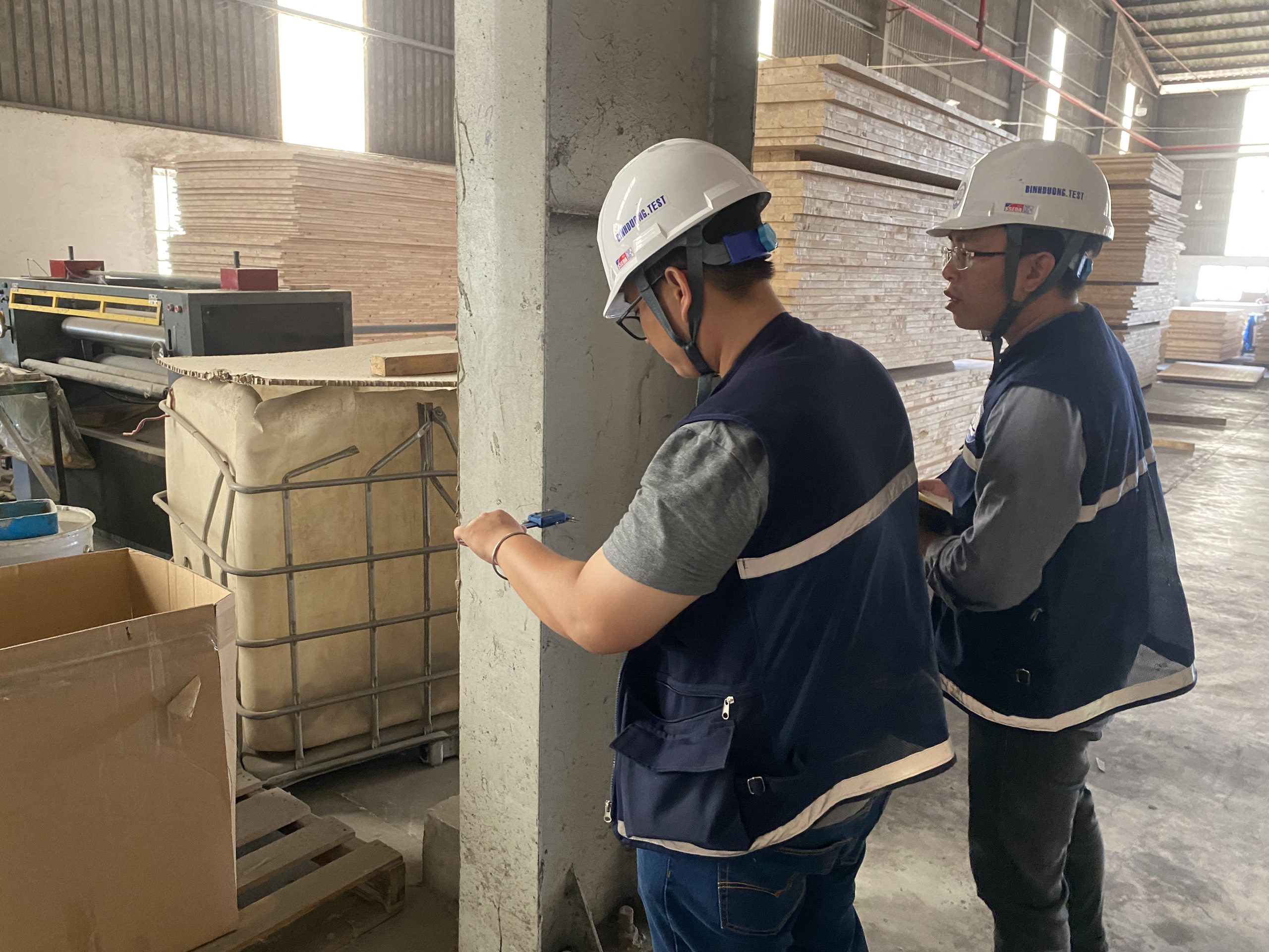 Quy trình thực hiện kiểm định chất lượng dầm sàn nhà xưởng