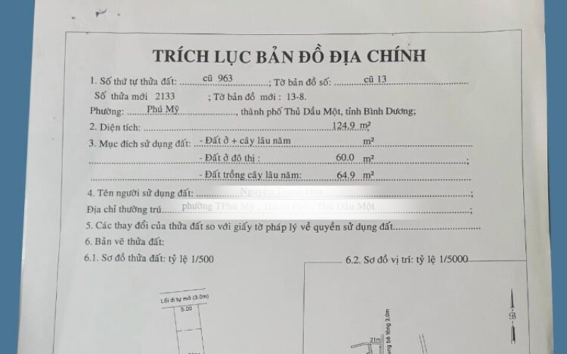 Xin trích lục thửa đất ở đâu?